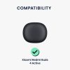 Θήκη ακουστικών Kwmobile για Xiaomi Redmi Buds 4 Active, Μαύρη, Σιλικόνη, KWM000025DJ001C
