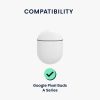 Θήκη ακουστικών Kwmobile για Google Pixel Buds A Series, Λευκό, Σιλικόνη, KWM000025DK002C