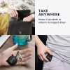 Θήκη ακουστικών Kwmobile για Samsung Galaxy Buds FE, Μαύρο/Λευκό, Σιλικόνη, KWM000025DN001C