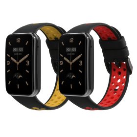  Σετ 2 ιμάντες Kwmobile για Xiaomi Mi Band 7 Pro, Πολύχρωμο, Σιλικόνη, KWM0000177A005C