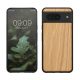 Θήκη Kwmobile για Google Pixel 8, Καφέ, Ξύλο/Σιλικόνη, KWM0000208X003C