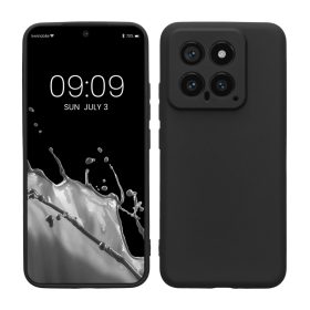   Θήκη Kwmobile για Xiaomi 14, Μαύρη, Σιλικόνη, KWM000020ML001C