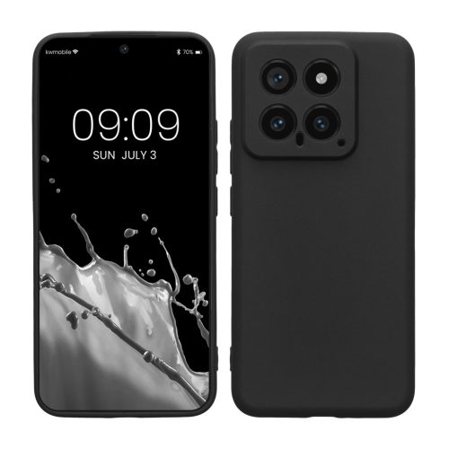 Θήκη Kwmobile για Xiaomi 14, Μαύρη, Σιλικόνη, KWM000020ML001C