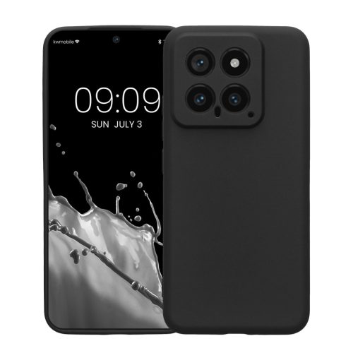 Θήκη Kwmobile για Xiaomi 14, Μαύρη, Σιλικόνη, KWM000020ML001C