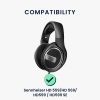 Σετ 2 μαξιλαριών αυτιού Kwmobile Cooling Gel για Sennheiser HD 569/HD599/HD599 SE, Μαύρο, Οικολογικό δέρμα, KWM000025EX001C