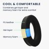 Σετ 2 μαξιλαριών αυτιού Kwmobile Cooling Gel για Sennheiser HD 569/HD599/HD599 SE, Μαύρο, Οικολογικό δέρμα, KWM000025EX001C
