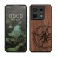 Θήκη Kwmobile για Xiaomi Redmi Note 13 Pro 5G, Καφέ, Ξύλο/Σιλικόνη, KWM000020MN001C