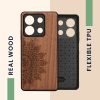 Θήκη Kwmobile για Xiaomi Redmi Note 13, Καφέ, Ξύλο, KWM000020MO002C