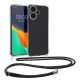 Θήκη Kwmobile για Xiaomi Redmi Note 13 Pro Plus 5G, Διαφανές/Μαύρο, Σιλικόνη, KWM000020MU001C