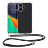 Θήκη Kwmobile για Xiaomi Redmi Note 13 Pro Plus 5G, Διαφανές/Μαύρο, Σιλικόνη, KWM000020MU001C