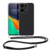 Θήκη Kwmobile για Xiaomi Redmi Note 13 Pro, Διαφανές/Μαύρο, Σιλικόνη, KWM000020MW001C
