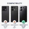Θήκη Kwmobile για Xiaomi Redmi Note 13 Pro, Διαφανές/Μαύρο, Σιλικόνη, KWM000020MW001C