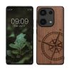 Θήκη Kwmobile για Xiaomi Redmi Note 13 Pro, Καφέ, Ξύλο/Σιλικόνη, KWM000020NA001C