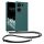 Θήκη Kwmobile με κορδόνι για Xiaomi Redmi Note 13 Pro, πράσινη, σιλικόνη, KWM000020NF001C