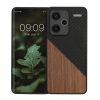 Θήκη Kwmobile για Xiaomi Redmi Note 13 Pro Plus 5G, Καφέ/Μαύρο, Ξύλο/Σιλικόνη, KWM000020NI001C