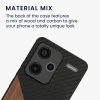 Θήκη Kwmobile για Xiaomi Redmi Note 13 Pro Plus 5G, Καφέ/Μαύρο, Ξύλο/Σιλικόνη, KWM000020NI001C