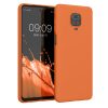 Θήκη Kwmobile για Xiaomi Redmi Note 9S/Redmi Note 9 Pro/Redmi Note 9 Pro Max, Πορτοκαλί, Σιλικόνη, KWM000011AH049C