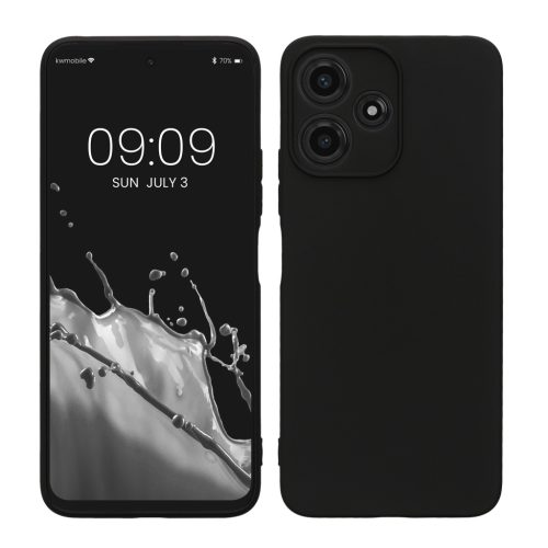 Θήκη Kwmobile για Xiaomi Poco M6 Pro 5G, Μαύρη, Σιλικόνη, KWM000020MI001C