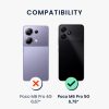 Θήκη Kwmobile για Xiaomi Poco M6 Pro 5G, Μαύρη, Σιλικόνη, KWM000020MI001C