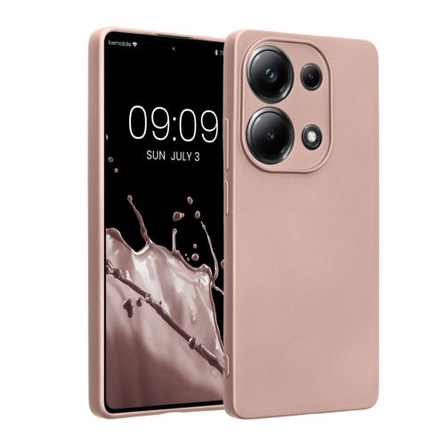 Θήκη Kwmobile για Poco M6 Pro, ροζ, σιλικόνη, KWM000020MJ001C