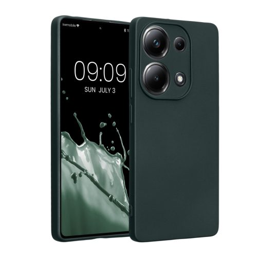 Θήκη Kwmobile για Poco M6 Pro, Πράσινη, Σιλικόνη, KWM000020MJ002C