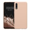 Θήκη Kwmobile για Samsung Galaxy A50, Κρεμ, Σιλικόνη, KWM000009SZ020C