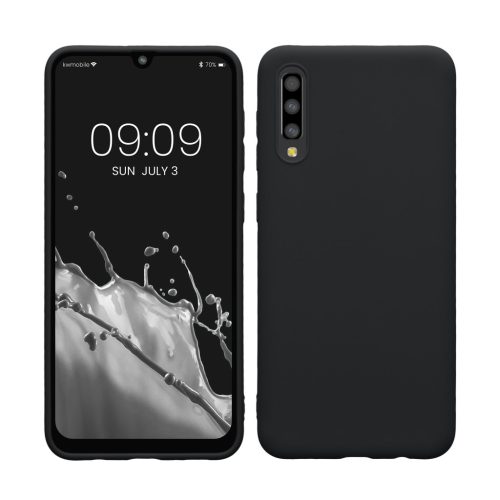 Θήκη Kwmobile για Samsung Galaxy A50, Σκούρο Μπλε, Σιλικόνη, KWM000009SZ021C