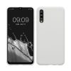 Θήκη Kwmobile για Samsung Galaxy A50, Λευκή, Σιλικόνη, KWM000009SZ022C