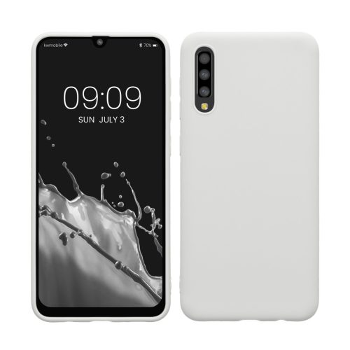 Θήκη Kwmobile για Samsung Galaxy A50, Λευκή, Σιλικόνη, KWM000009SZ022C