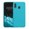 Θήκη Kwmobile για Samsung Galaxy A40, γαλάζιο, σιλικόνη, KWM000009ZX034C