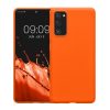 Θήκη Kwmobile για Samsung Galaxy S20 FE, Πορτοκαλί, Σιλικόνη, KWM0000121L061C