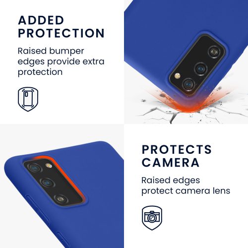 Θήκη Kwmobile για Samsung Galaxy S20 FE, Μπλε, Σιλικόνη, KWM0000121L062C