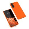 Θήκη Kwmobile για Samsung Galaxy S21, Πορτοκαλί, Σιλικόνη, KWM000012BS040C