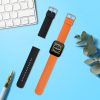 Σετ 2 ιμάντες Kwmobile για Amazfit Bip 5/GTR 4, Μαύρο/Πορτοκαλί, Σιλικόνη, KWM000024YT005C