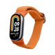 Kwmobile Strap για Xiaomi Mi Band 8, Orange, Nylon, KWM0000250L004C
