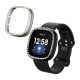 Σετ 2 θηκών Kwmobile για Fitbit Versa 3/Sense, Μαύρο/Ασημί, Πλαστικό, KWM000024ZI002C