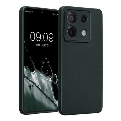 Θήκη Kwmobile για Xiaomi Redmi Note 13 Pro 5G, Ανοιχτό πράσινο, Σιλικόνη, KWM000020LE004C