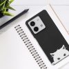 Θήκη Kwmobile για Xiaomi Redmi Note 13, Μαύρη/Λευκή, Σιλικόνη, KWM000020NQ002C
