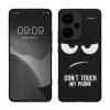 Θήκη Kwmobile για Xiaomi Redmi Note 13 Pro Plus 5G, Μαύρη/Λευκή, Σιλικόνη, KWM000020NR001C