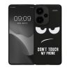 Θήκη Kwmobile για Xiaomi Redmi Note 13 Pro Plus 5G, Μαύρη/Λευκή, Σιλικόνη, KWM000020NR001C