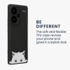 Θήκη Kwmobile για Xiaomi Redmi Note 13 Pro Plus 5G, Μαύρη/Λευκή, Σιλικόνη, KWM000020NR002C