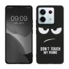 Θήκη Kwmobile για Xiaomi Redmi Note 13 Pro 5G, Μαύρη/Λευκή, Σιλικόνη, KWM000020NU001C