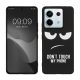 Θήκη Kwmobile για Xiaomi Redmi Note 13 Pro 5G, Μαύρη/Λευκή, Σιλικόνη, KWM000020NU001C