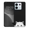 Θήκη Kwmobile για Xiaomi Redmi Note 13 Pro 5G, Μαύρη/Λευκή, Σιλικόνη, KWM000020NU002C