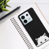 Θήκη Kwmobile για Xiaomi Redmi Note 13 Pro 5G, Μαύρη/Λευκή, Σιλικόνη, KWM000020NU002C