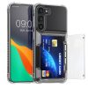 Θήκη Kwmobile με θήκη κάρτας για Samsung Galaxy S23 Plus, διαφανής, πλαστική, KWM000021QN001C