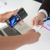 Θήκη Kwmobile με θήκη κάρτας για Samsung Galaxy S23 Plus, διαφανής, πλαστική, KWM000021QN001C
