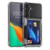 Θήκη Kwmobile με θήκη κάρτας για Samsung Galaxy S24 Plus, διαφανής, πλαστική, KWM000021QQ001C