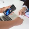 Θήκη Kwmobile με θήκη κάρτας για Samsung Galaxy S24 Plus, διαφανής, πλαστική, KWM000021QQ001C