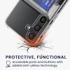 Θήκη Kwmobile με θήκη κάρτας για Samsung Galaxy S24 Plus, διαφανής, πλαστική, KWM000021QQ001C